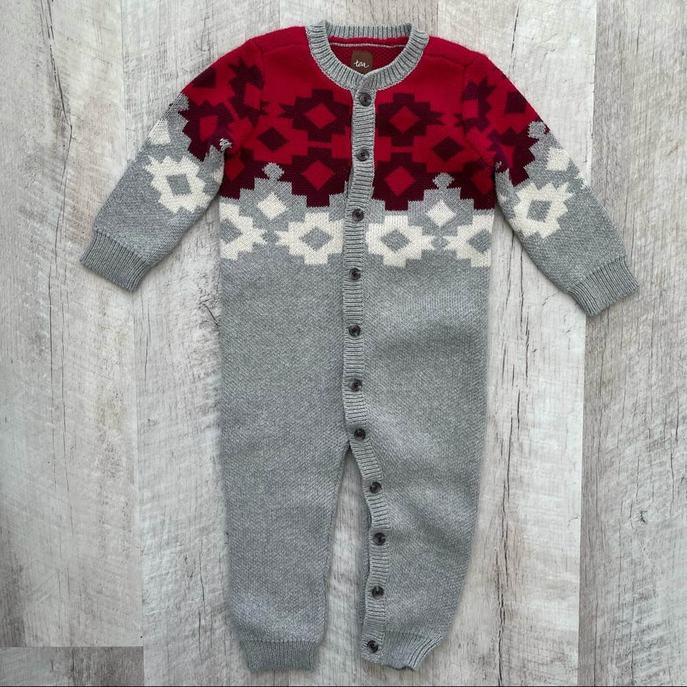 Tea Collection knit romper